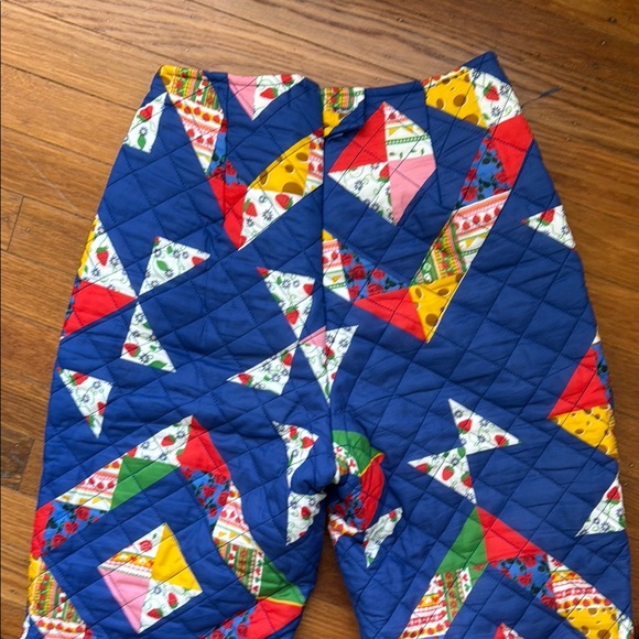 Lisa Says Gah Leah Patchwork Quilted Pants - Picture 3 of 3